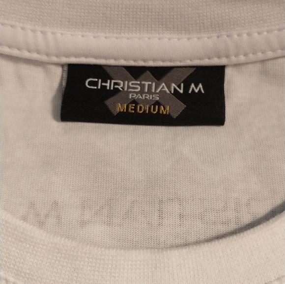 BRAND NEW Christian M Paris T shirt size M - Picture 3 of 4